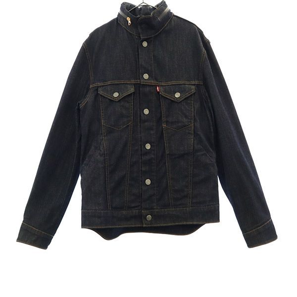 リーバイス デニムジャケット S ネイビー LEVI'S ジージャン メンズ 古着 【231125】