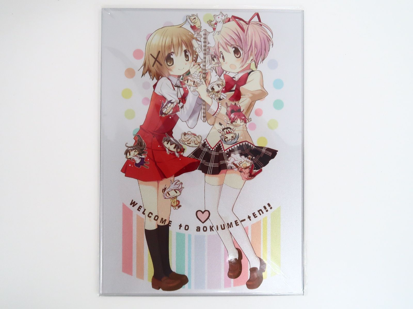 蒼樹うめ展　まどか☆マギカ　アクリルアートプレート　新品未開封 脚パーツ欠品】蒼樹うめ展 メインビジュアル アクリルアート