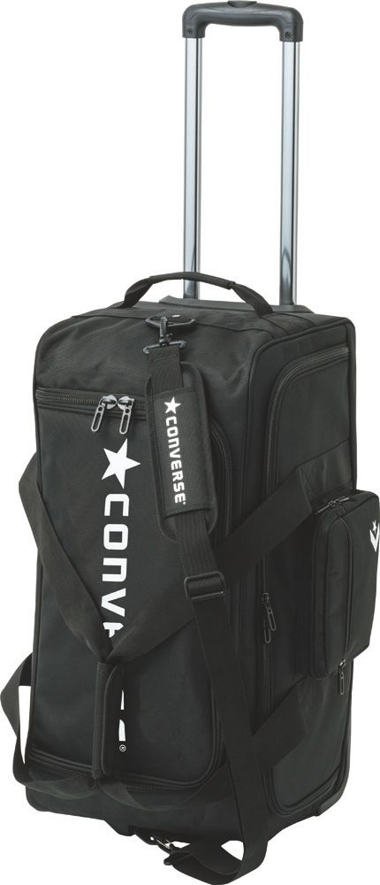 コンバース CONVERSE ボストンキャリー コンバース バスケット 遠征 鞄 キャリー ボストン バスケットボール ロゴ入り C1609041 1900 ブラック