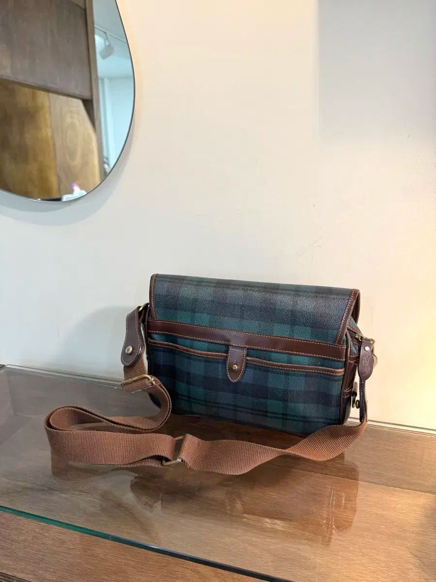チェック ショルダーバッグ