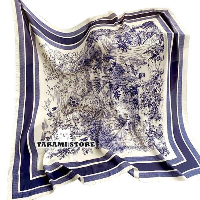 スカーフ 大判 ストール レディース 春 夏 秋 冬 正方形 110×110cm プレゼント