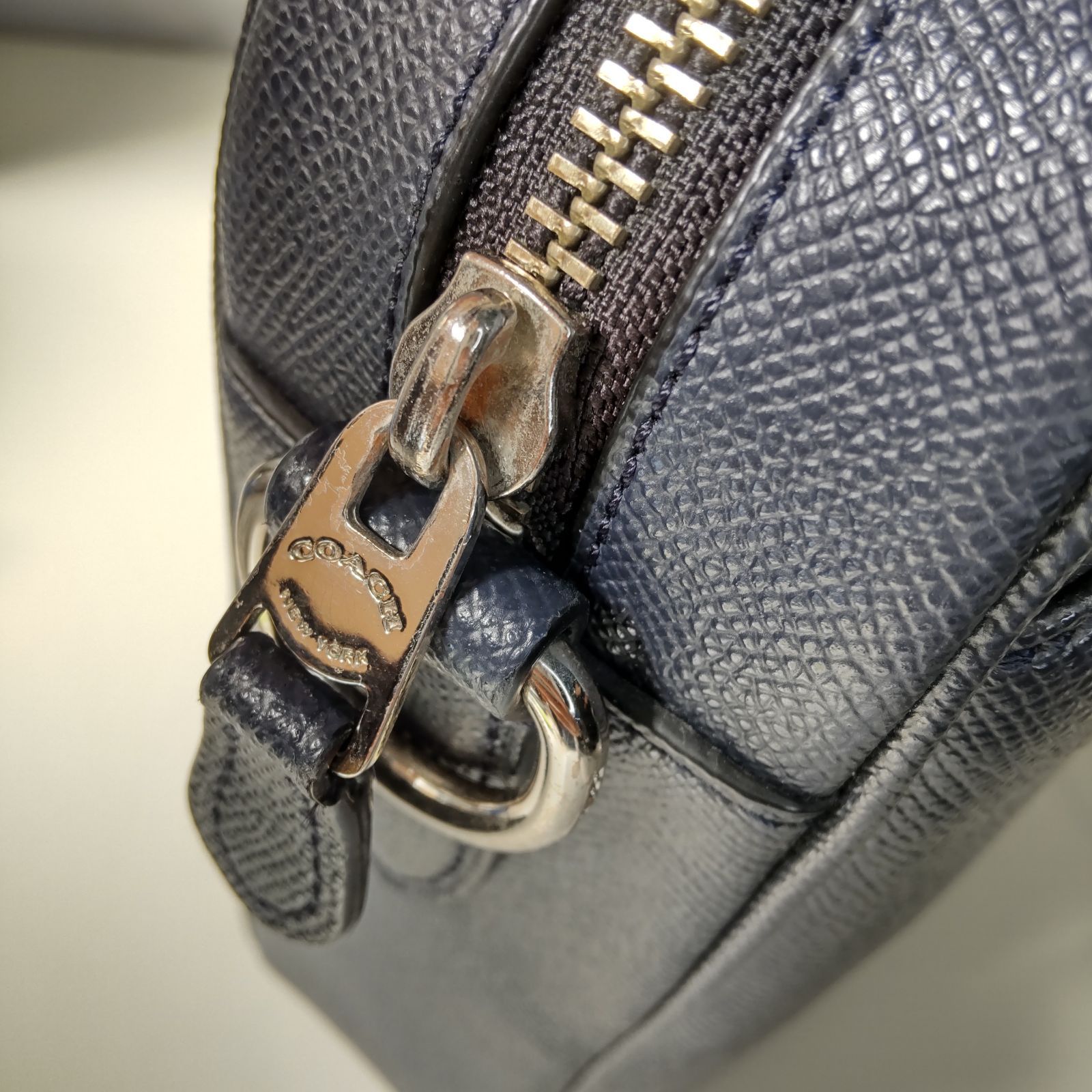 COACH コーチ ペリークロスグレイン ジップトップブリーフ N2 H1761