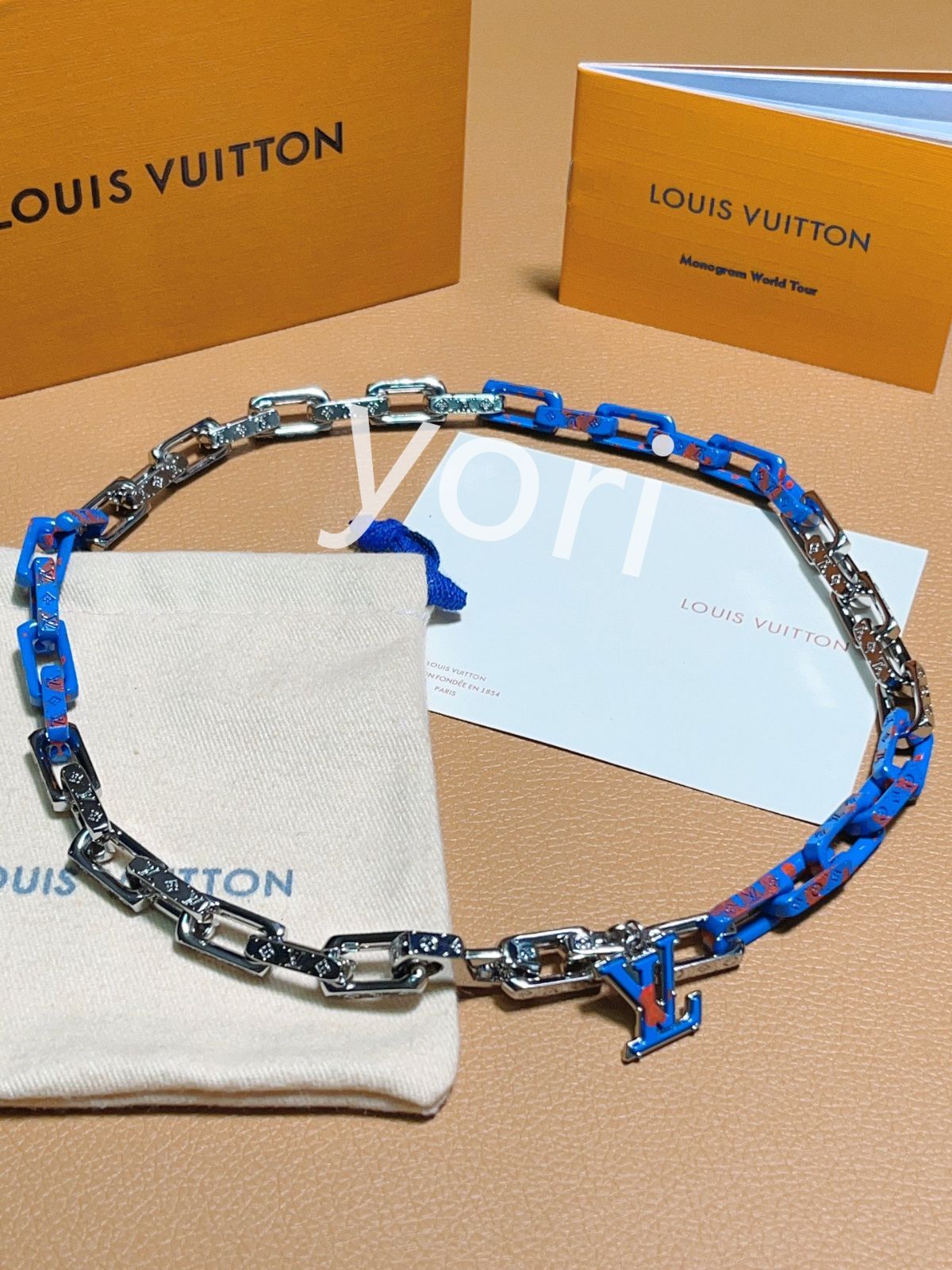 【LouisVuitton】ネックレスモノグラムチェーン