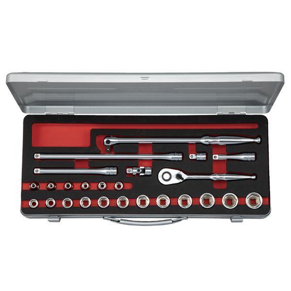 KTC 京都機械工具 9.5SQ ソケットセット 6角 25点 TB325A