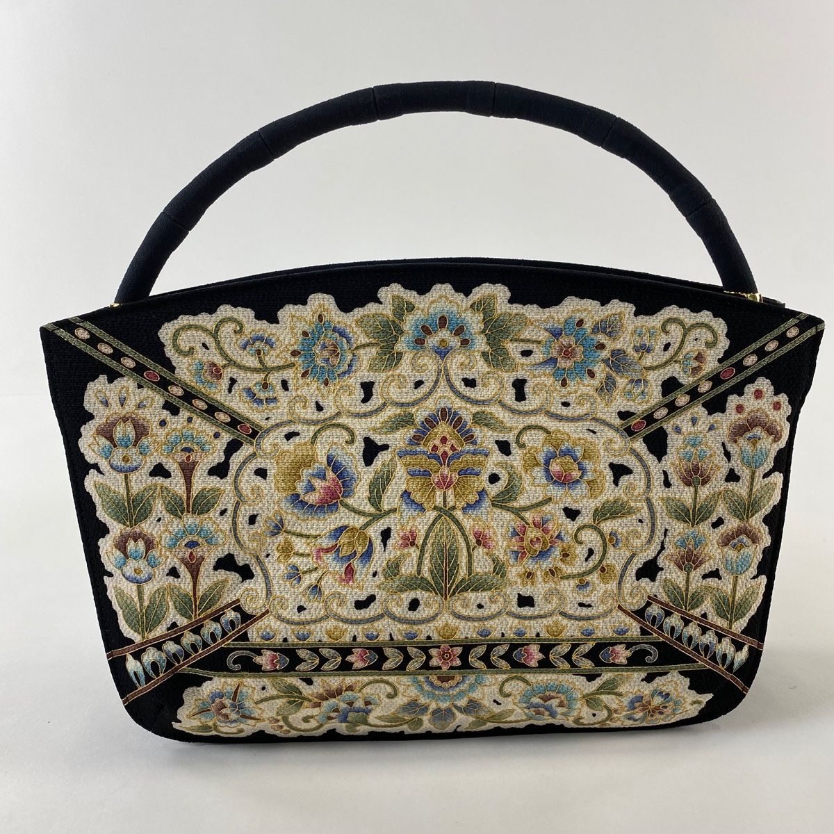 ☆美品☆OKAJIMA オカジマ ハンドバッグ 和装フォーマル 絹100% 高級 ☆美品☆OKAJIMA オカジマ ハンドバッグ 和装フォーマル 絹100% 高級