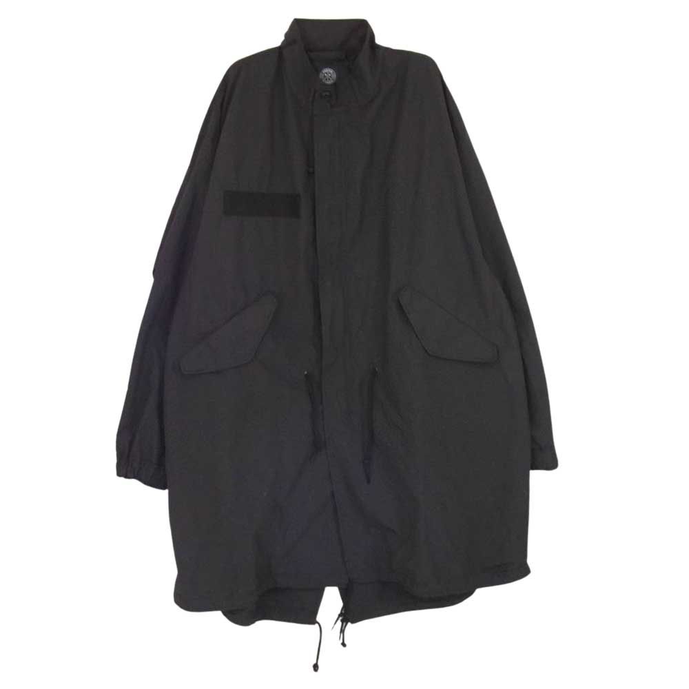 PORTER CLASSIC ポータークラシック PC-026-2444 WEATHER MILITARY COAT ウェザー ミリタリー コート ブラック系 3【美品】【中古】 PORTER CLASSIC ポータークラシック PC-026-2444 WEATHER MILITARY