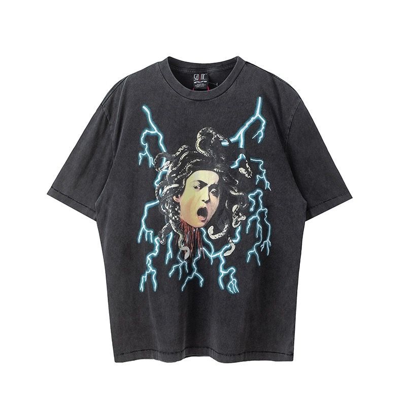 【再入荷低価】美品 SAINT Mxxxxxx Tシャツ ヴィンテージブラック XL SNT トップス