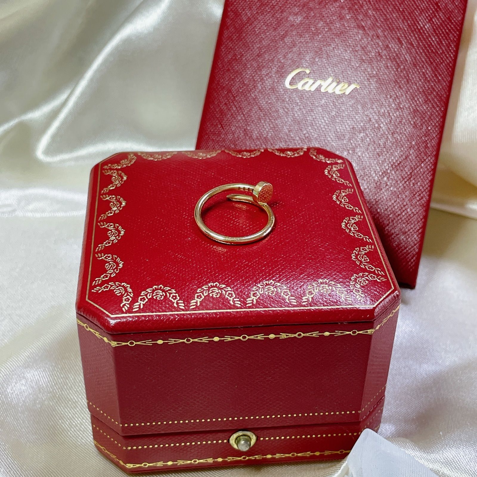 K18 Cartier カルティエ ジュストンアンクル リング