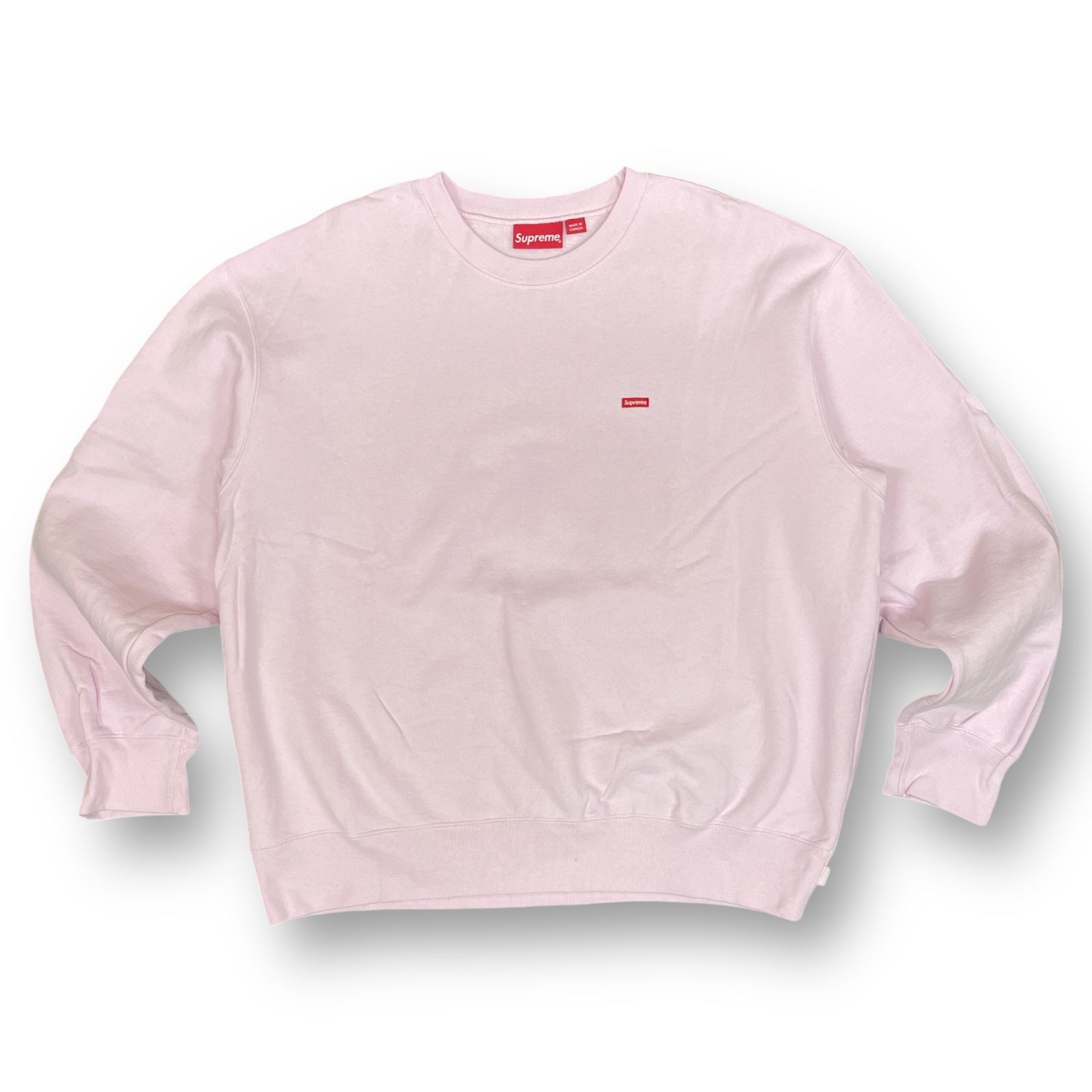 Supreme pinkクルーネック トレーナーL Supreme pinkクルーネック トレーナーL