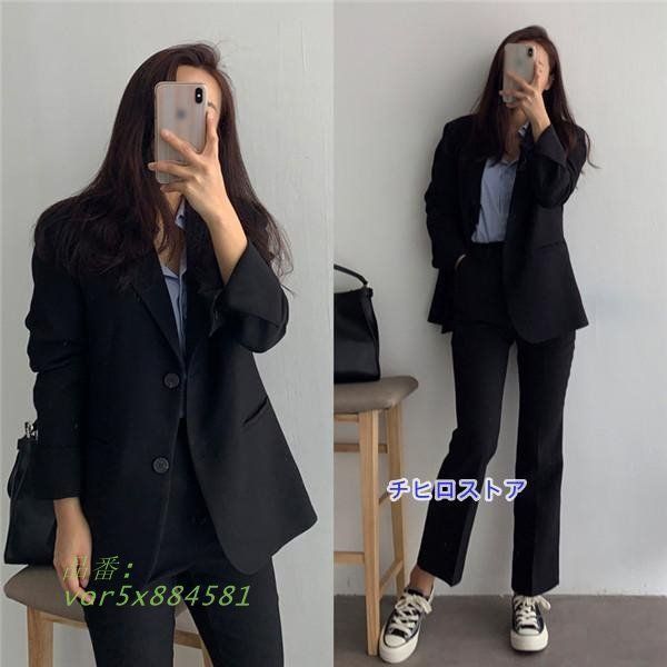 サイズ有XS S M L XL 2XL オフィス 3XL 2点セット 卒園式 ジャケット フォーマル パンツスーツ ビジネス 卒業式 レディース vor5x884581