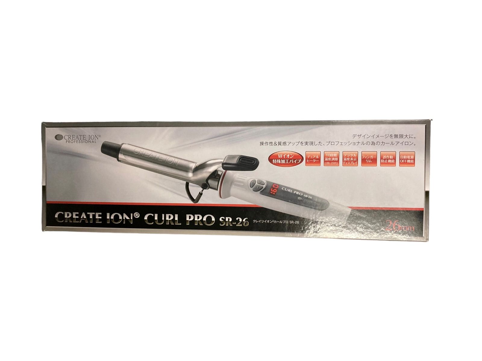 CREATE ION CURL PRO SR-26 クレイツ アイロン26mm - 健康