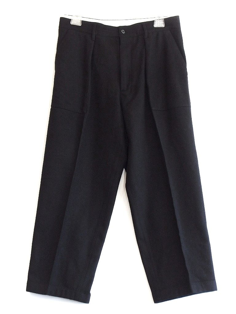 Cellar Door パンツ（その他） メンズ セラドール 中古　古着 Cellar Door 2タック ワイドパンツ メンズ ネイビー（中古セラドール