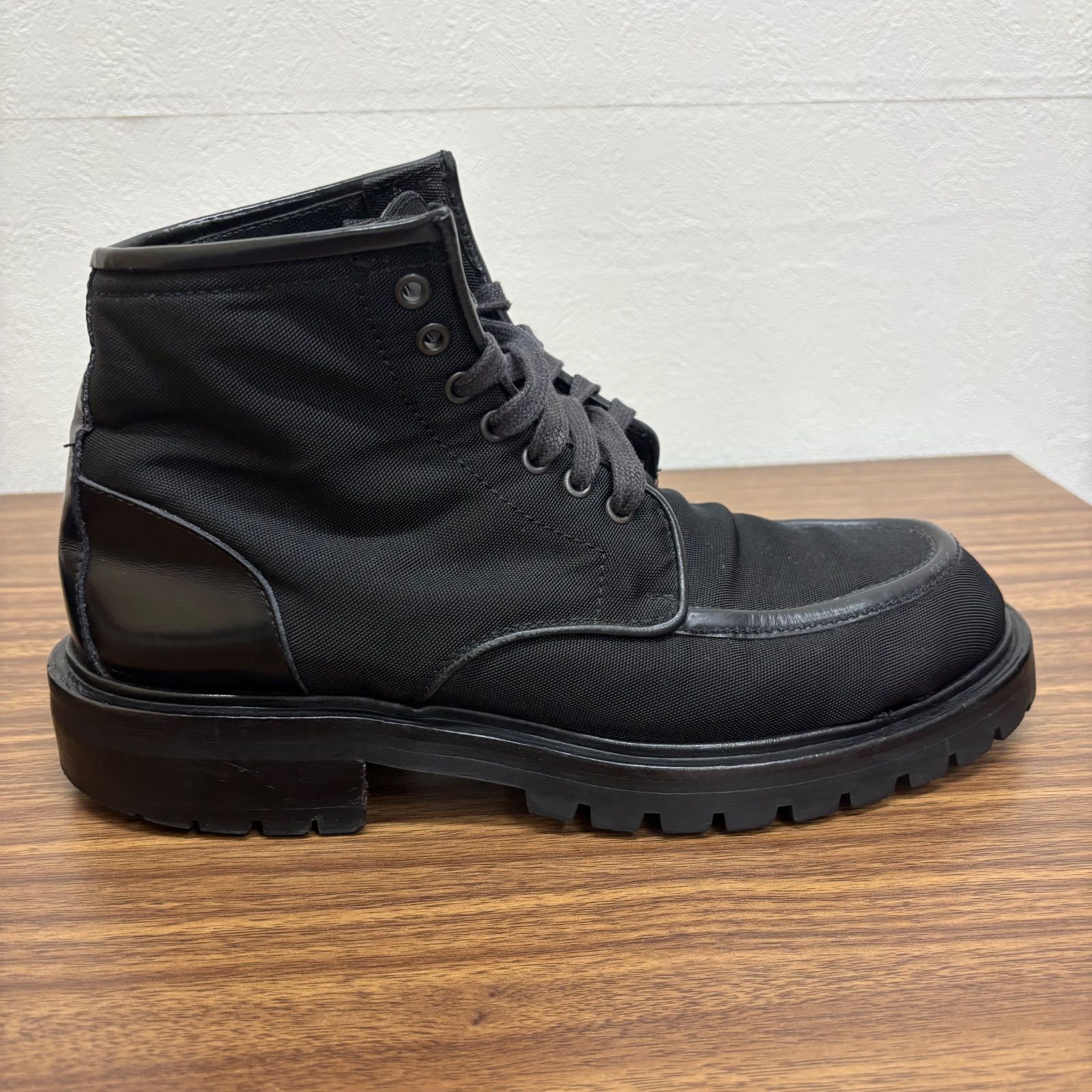 ◎GUCCI グッチ トレッキング ブーツ ブラック約26.0cm 114 0152 表記