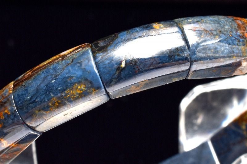 1点物】美しいマーブル色彩 ピーターサイト 14.5x9.5mm