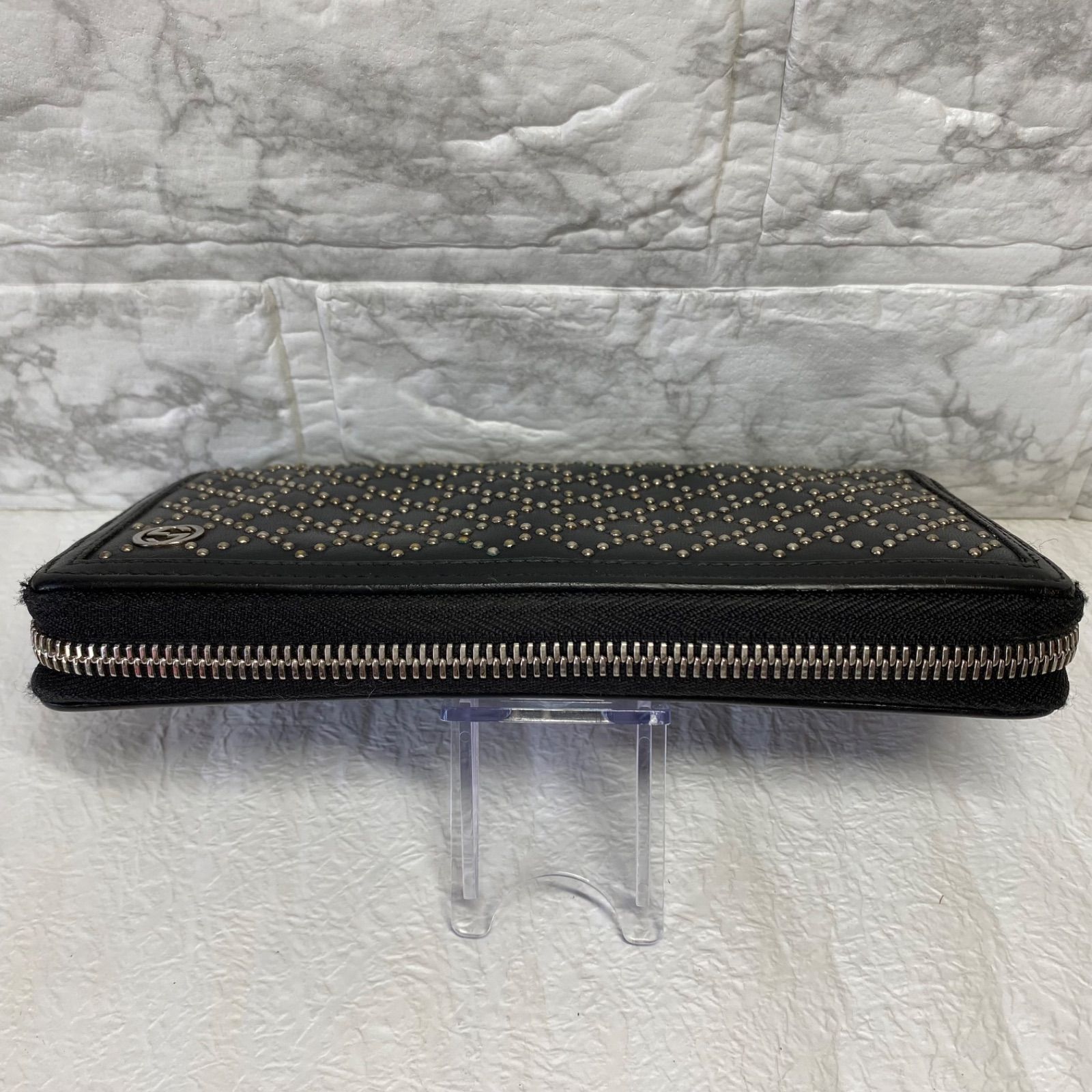 美品✨GUCCI 長財布　ラウンドファスナー　ディアマンテ　ピンク　オールレザー 楽天市場】GUCCI グッチ 小銭入れ付きラウンドファスナー長財布