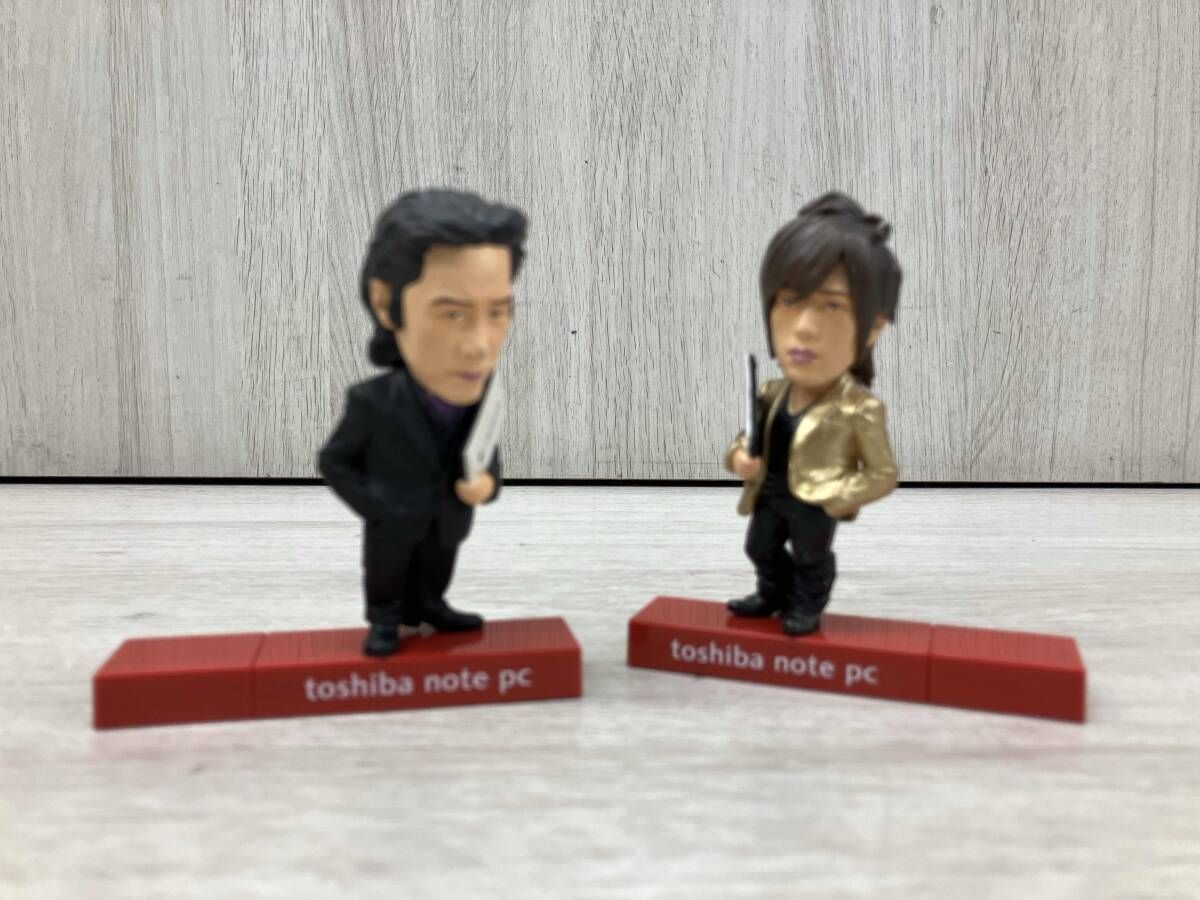東芝 - TOSHIBA 田村正和 vs 山下智久 「VS フィギュア USB メモリ」 田村正和・山下智久☆箱入☆東芝☆USBメモリ☆人形 高さ