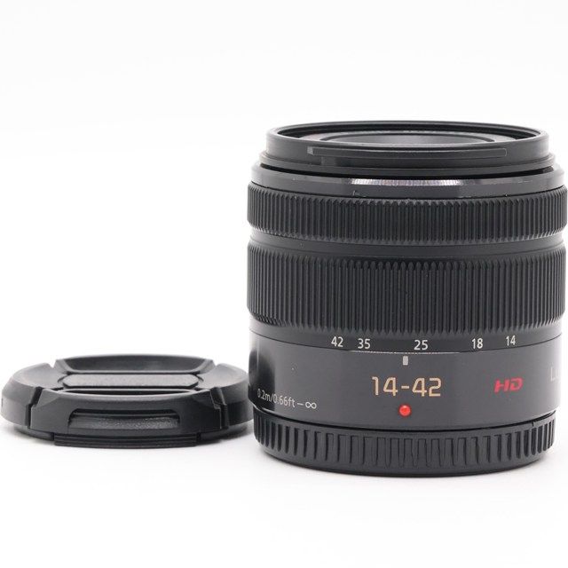 Panasonic LUMIX G VARIO 14-42mm F3.5-5.6 II ASPH. MEGA O.I.S. H-FS1442A-K｜マイクロフォーサーズ標準ズームレンズ｜手ブレ補正搭載｜レンズ内クモリあり