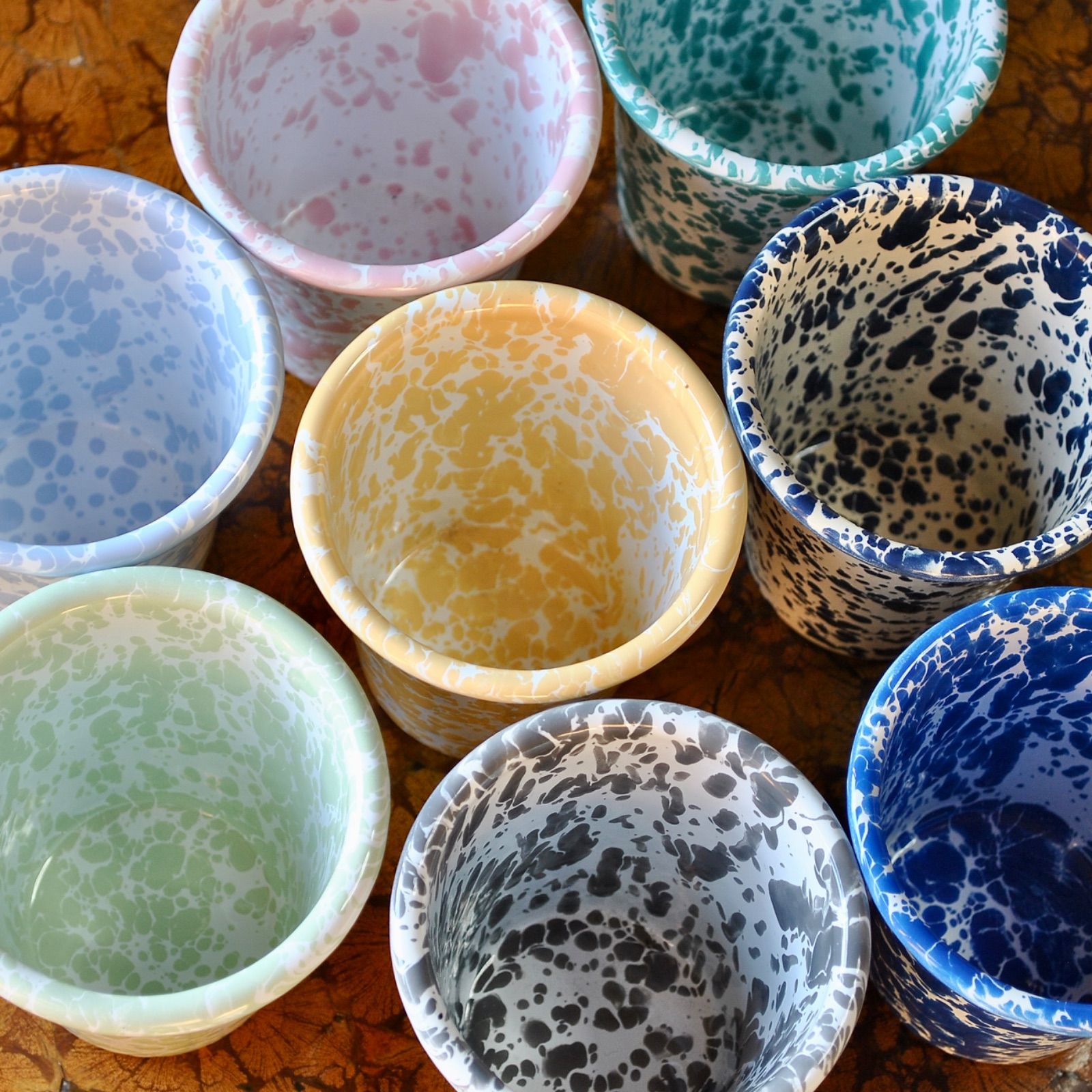 クロウキャニオンホームCROWCANYONHOME☆スプラッター琺瑯ホーロー食器