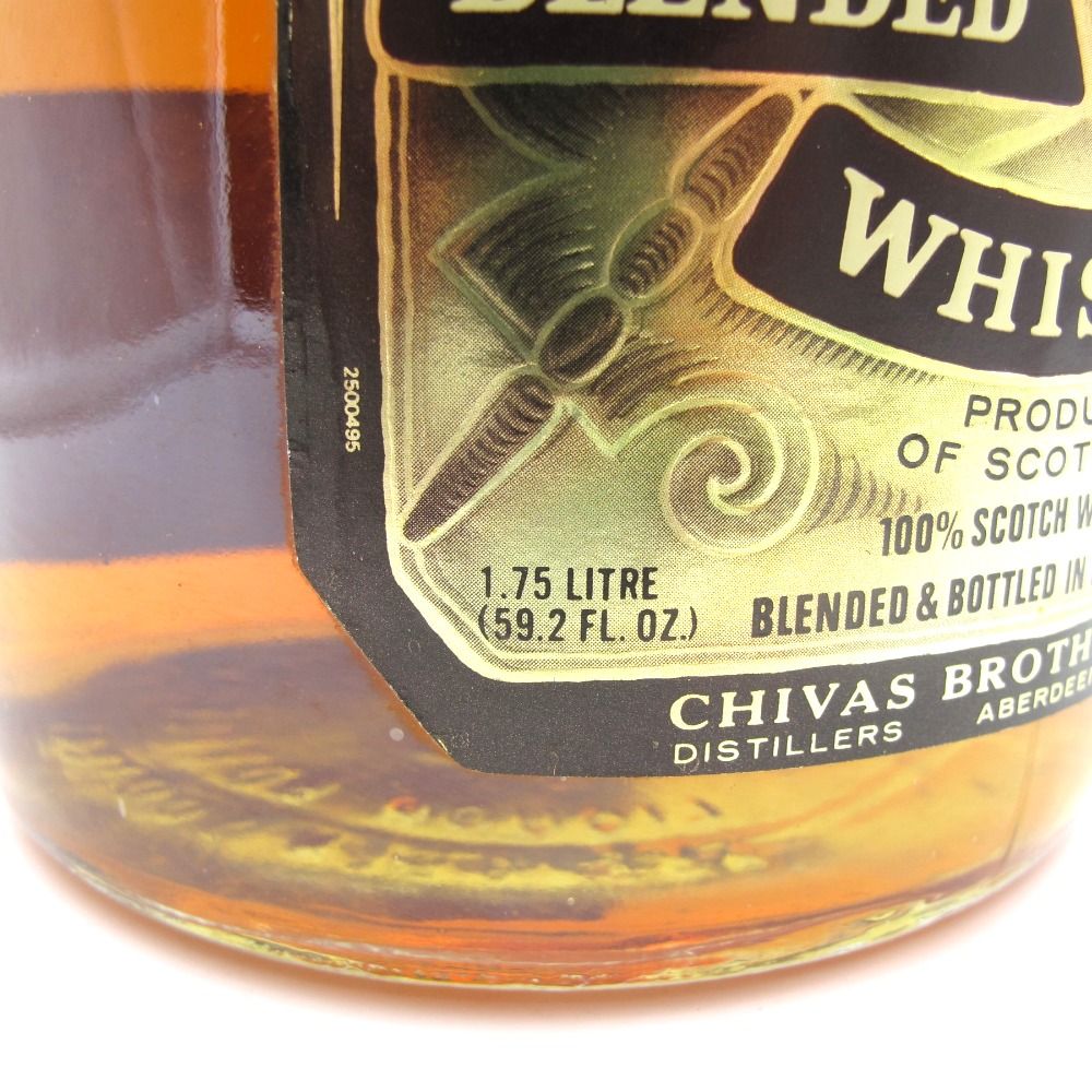 Chivas Regal シーバスリーガル ウイスキー 12年 特級表示なし 旧旧ボトル 1750ml 43% ブレンデッドスコッチ 洋酒 古酒  未開栓 - メルカリ