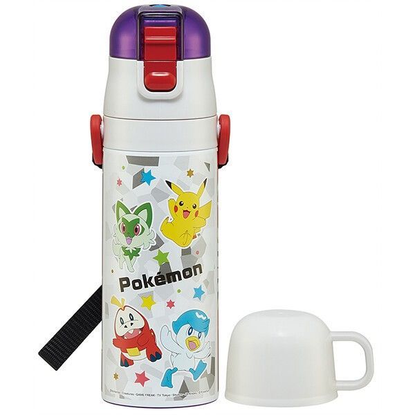 スケーター　超軽量コンパクト2WAYステンレスボトル SKDC4　ポケットモンスター 23N　【品番：4973307634796】