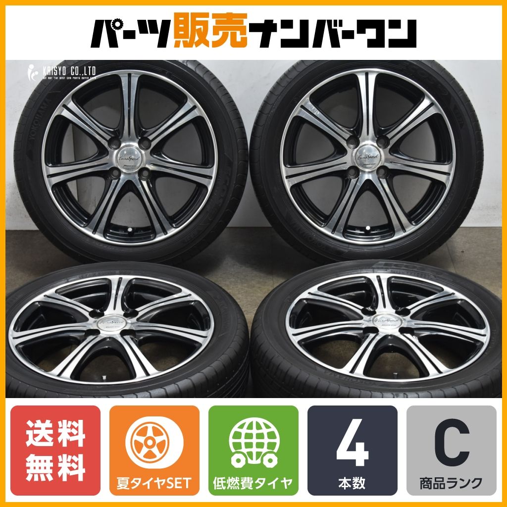 軽自動車サイズ】ユーロスピード 15in 4.5J+43 PCD100 2021年製 ヨコハマ 165/55R15 N-BOX N-ONE デイズ  ワゴンR アルト タント ム－ヴ - メルカリ