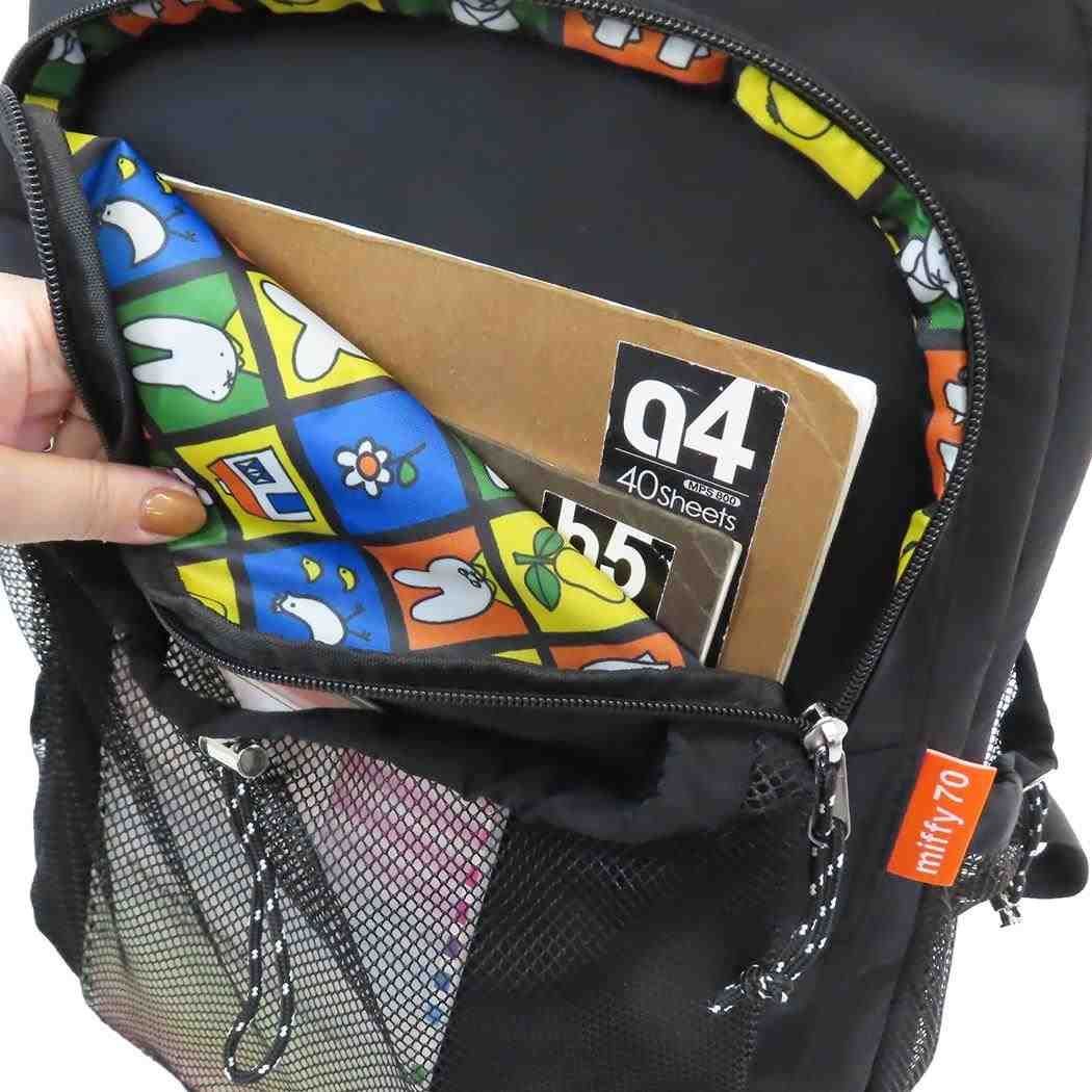 ミッフィーxOUTDOOR リュック デイパック 70th ナインチェ柄 ディック