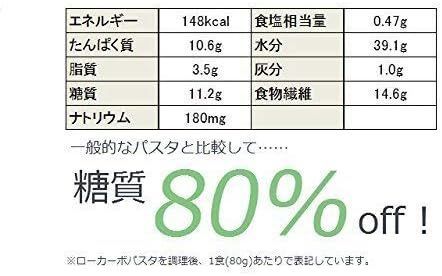 ローカーボパスタアソートセット 1玉80g