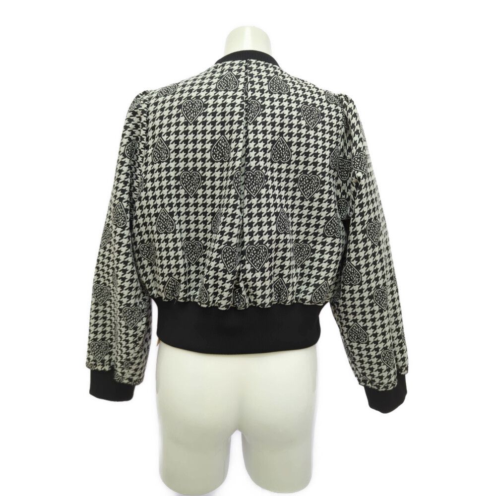 Maglie le cassete 千鳥ハートジェガー ジップアップブルゾン Maglie