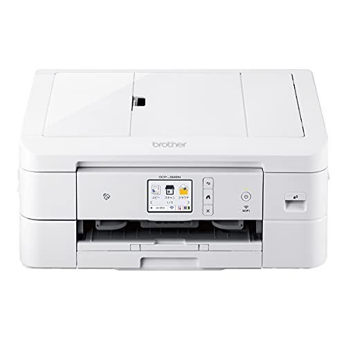 【中古】ブラザー工業 プリンター A4インクジェット複合機 DCP-J926N-W (ホワイト/Wi-Fi/自動両面印刷/スマホ・タブレット接続/ADF/レーベ