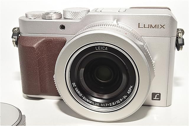 レアカラーの極上品 パナソニック コンパクトデジタルカメラ ルミックス LX100シルバー DMC-LX100-S　＃7644