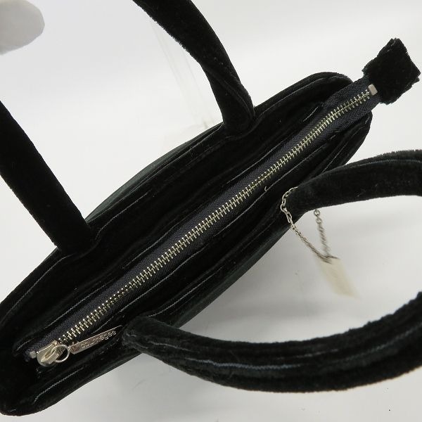 Courreges クレージュ ヴィンテージ ベロア ハンドバッグ Courreges クレージュ ヴィンテージ ベロア ハンドバッグ 【公式