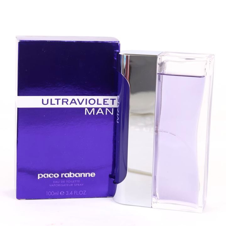 パコラバンヌ 香水 ウルトラバイオレット ULTRAVIOLET オードトワレ EDT ほぼ未使用 フレグランス メンズ 100mlサイズ paco rabanne 中古 - メルカリ