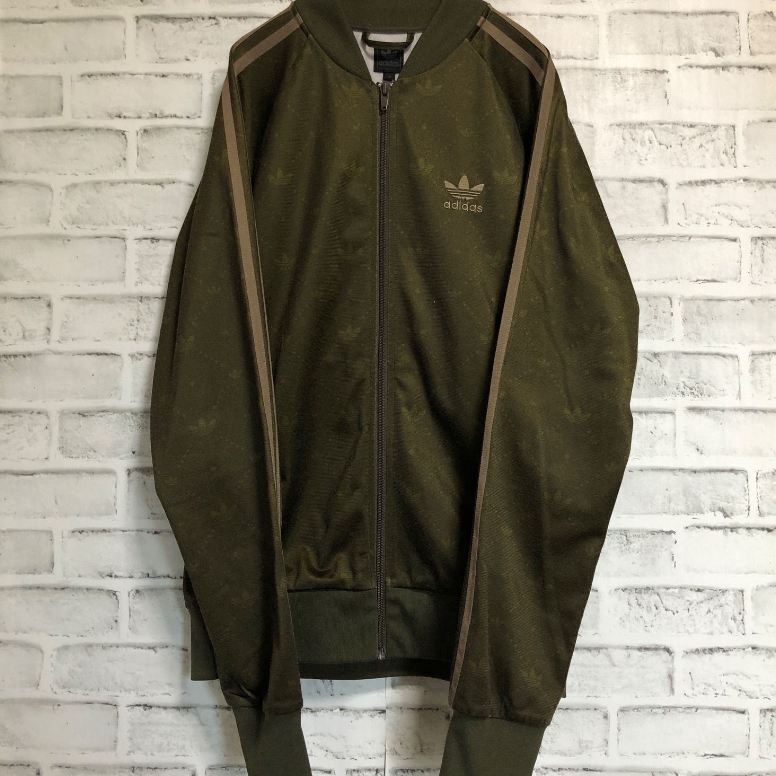 90s⭐️adidas トラックジャケット/ジャージ M vintage カーキ vintage