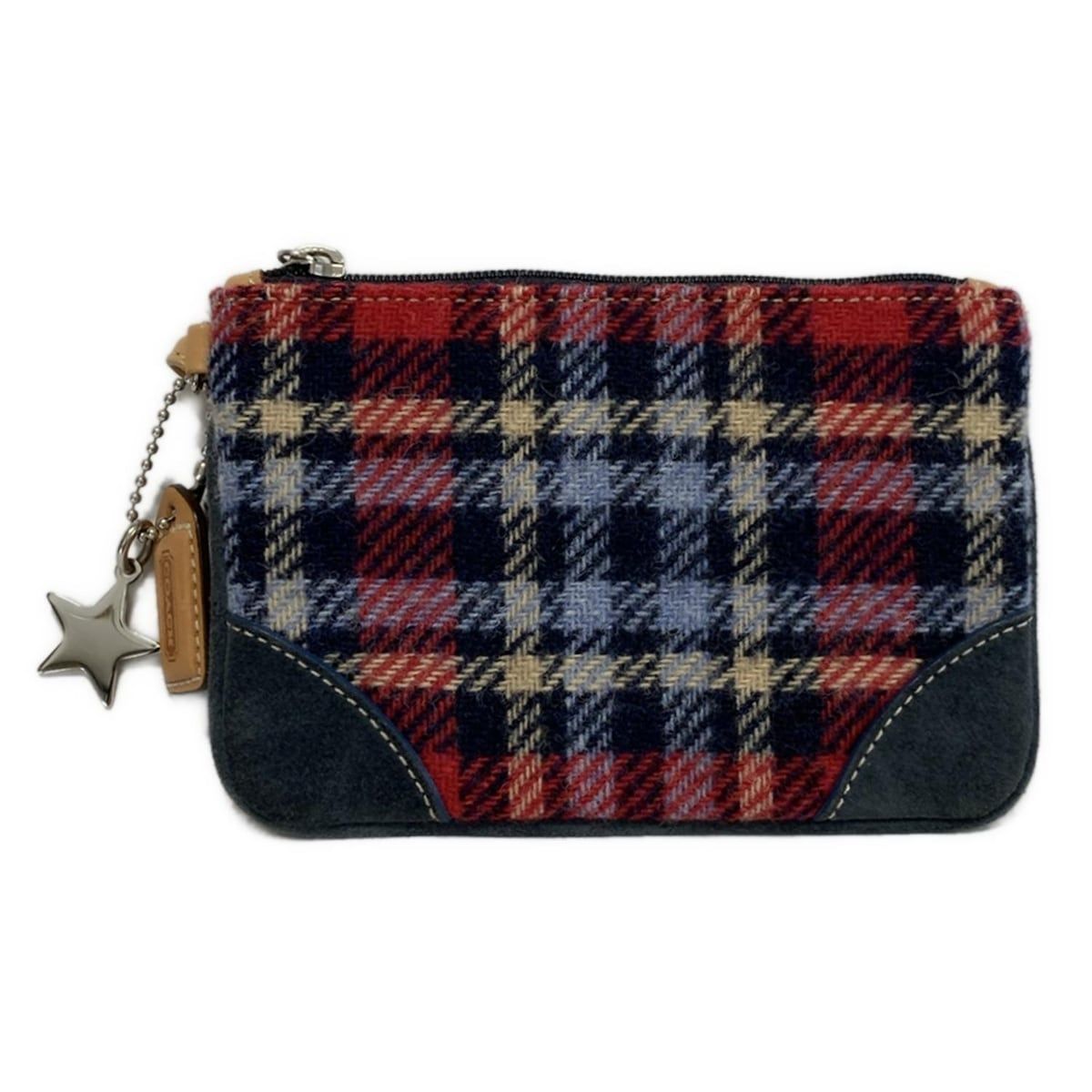 COACH(コーチ) リストレット美品 - レッド×ダークネイビー