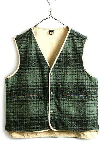 90s PENDLETON OUTDOORSMAN リバーシブルベスト wool 90s USA製