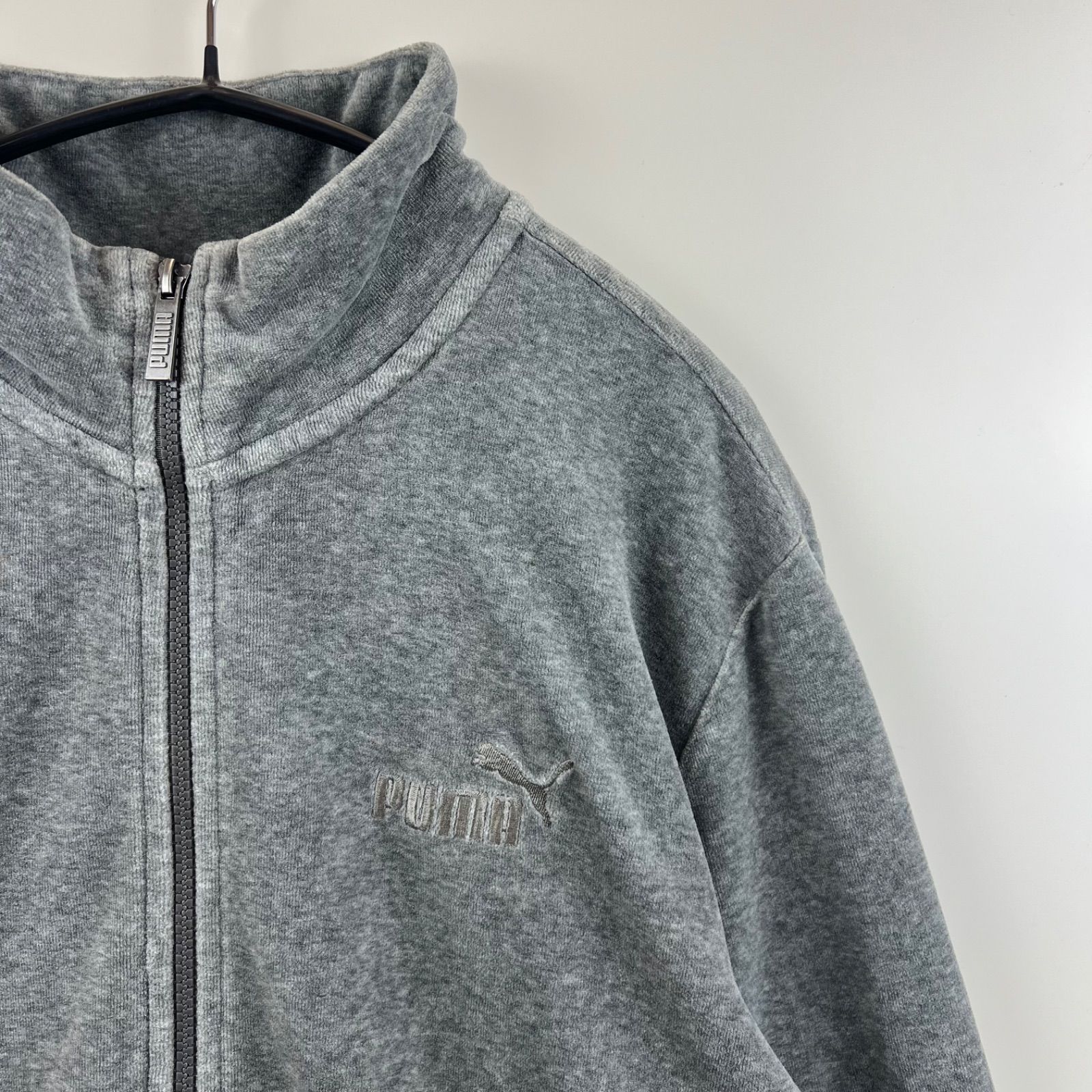 PUMA 2018 velours track jacket L 852591-03 プーマ ベロア トラック 