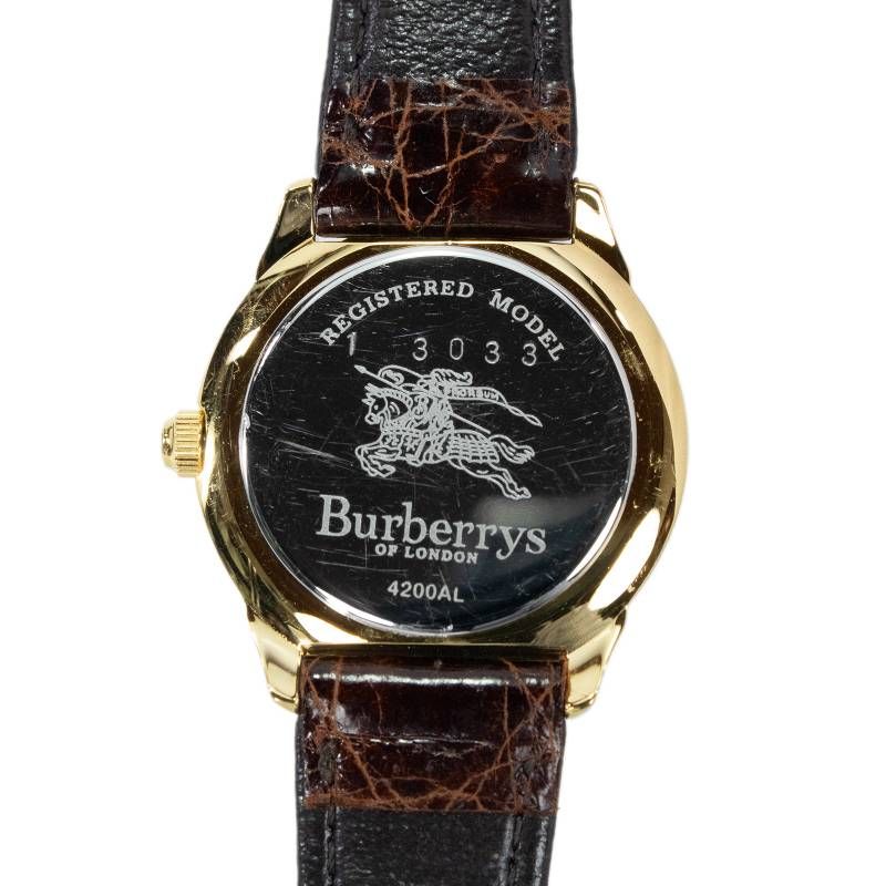 オールドバーバリー 腕時計 レディース 白 コンビカラー シンプル ホースロゴ 楽天市場】【ウォッチ】BURBERRY バーバリー ゴールド文字盤 GP