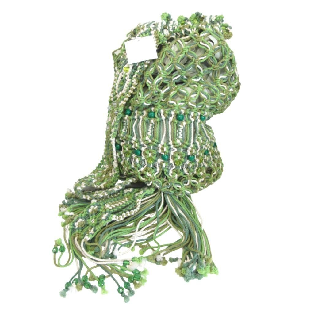 マメクロゴウチ Mame Kurogouchi タグ付 22SS MACRAME BEADED