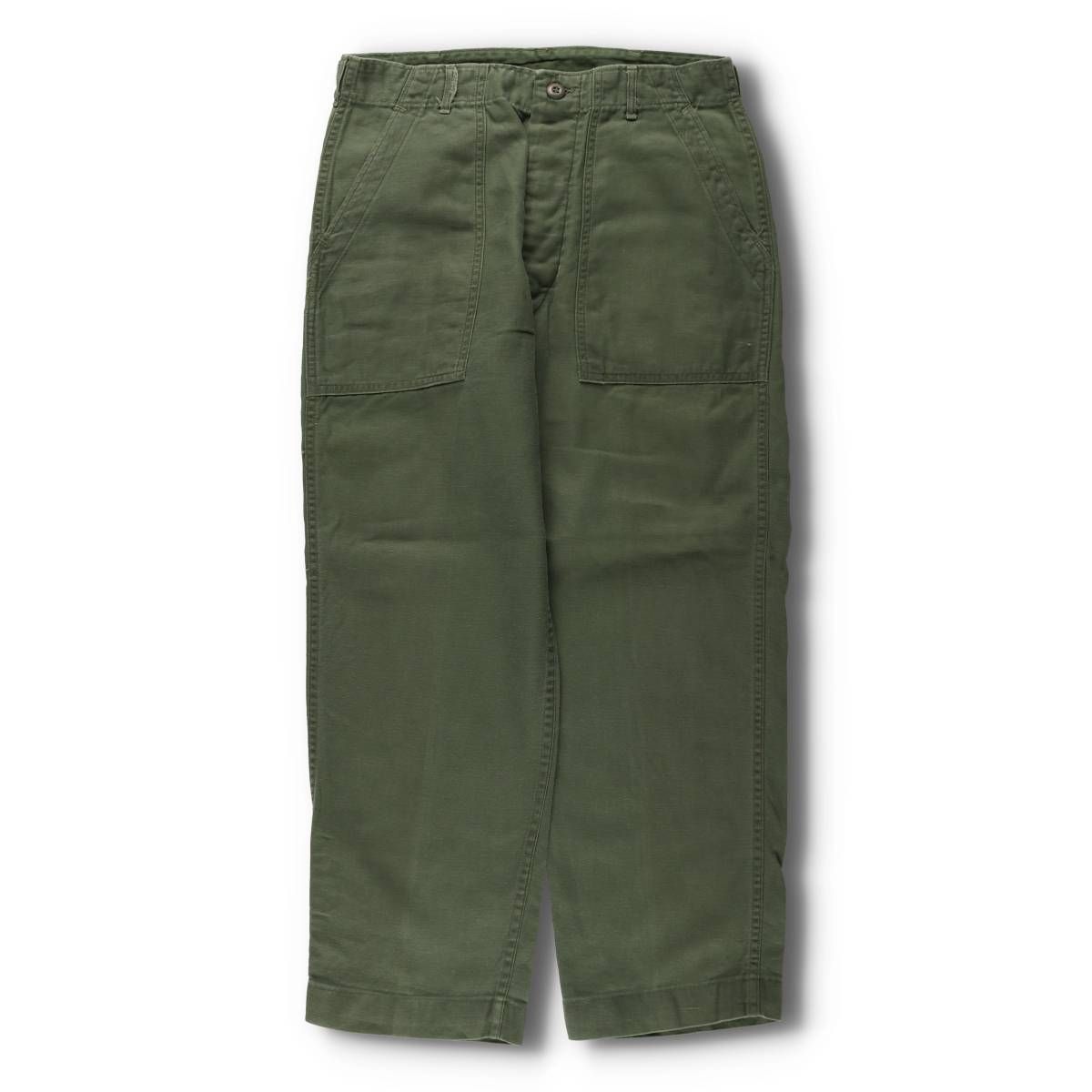 古着 60年代 米軍 ミリタリー ベイカーパンツ 34×29 メンズw32相当 ヴィンテージ|evb031162