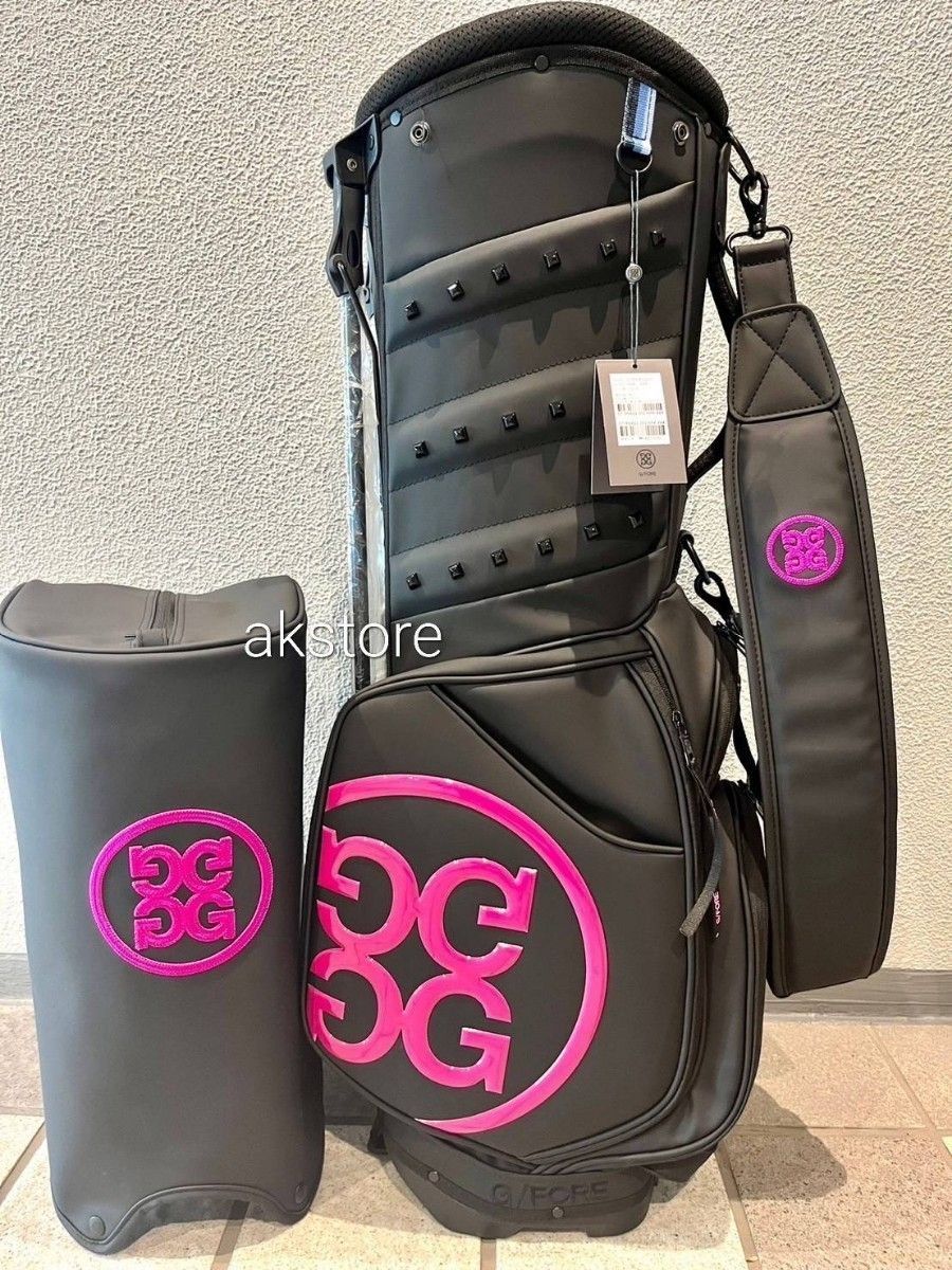 G/Fore ジーフォア キャディバッグ スタンドバッグblackpink