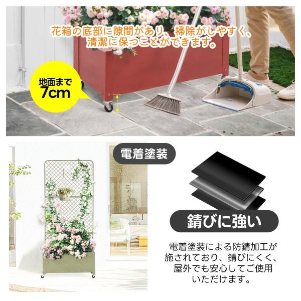 プランターボックス 花壇フェンス