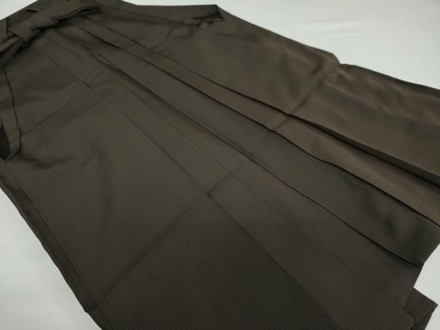 平和屋着物●男性 馬乗り袴 縞 正絹 DAAY5250ud