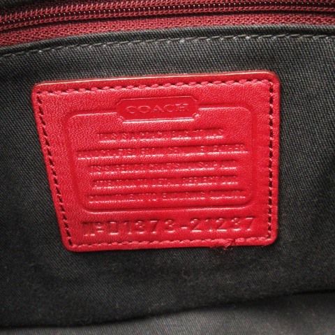 コーチ トートバッグ ターンロック キルティング レザー  21237 黒 COACH コーチ トートバッグ ハンドバッグ レザー 革