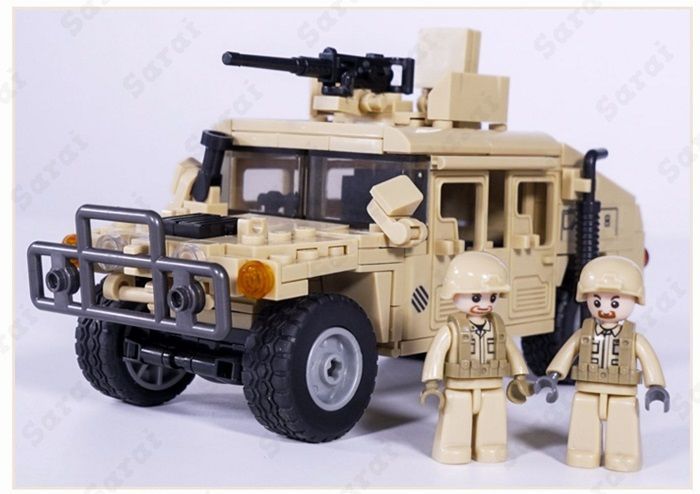 レゴ風 LEGO互換 ミリタリー M1151 装甲ハンヴィー ハマー Hummer H1 HMMWV Humvee 軍用車両 装甲車 アメリカ軍 ブロック玩具 レゴ互換 ハンヴィー 高機動多用途装輪車両 装甲車 USA アメリカ