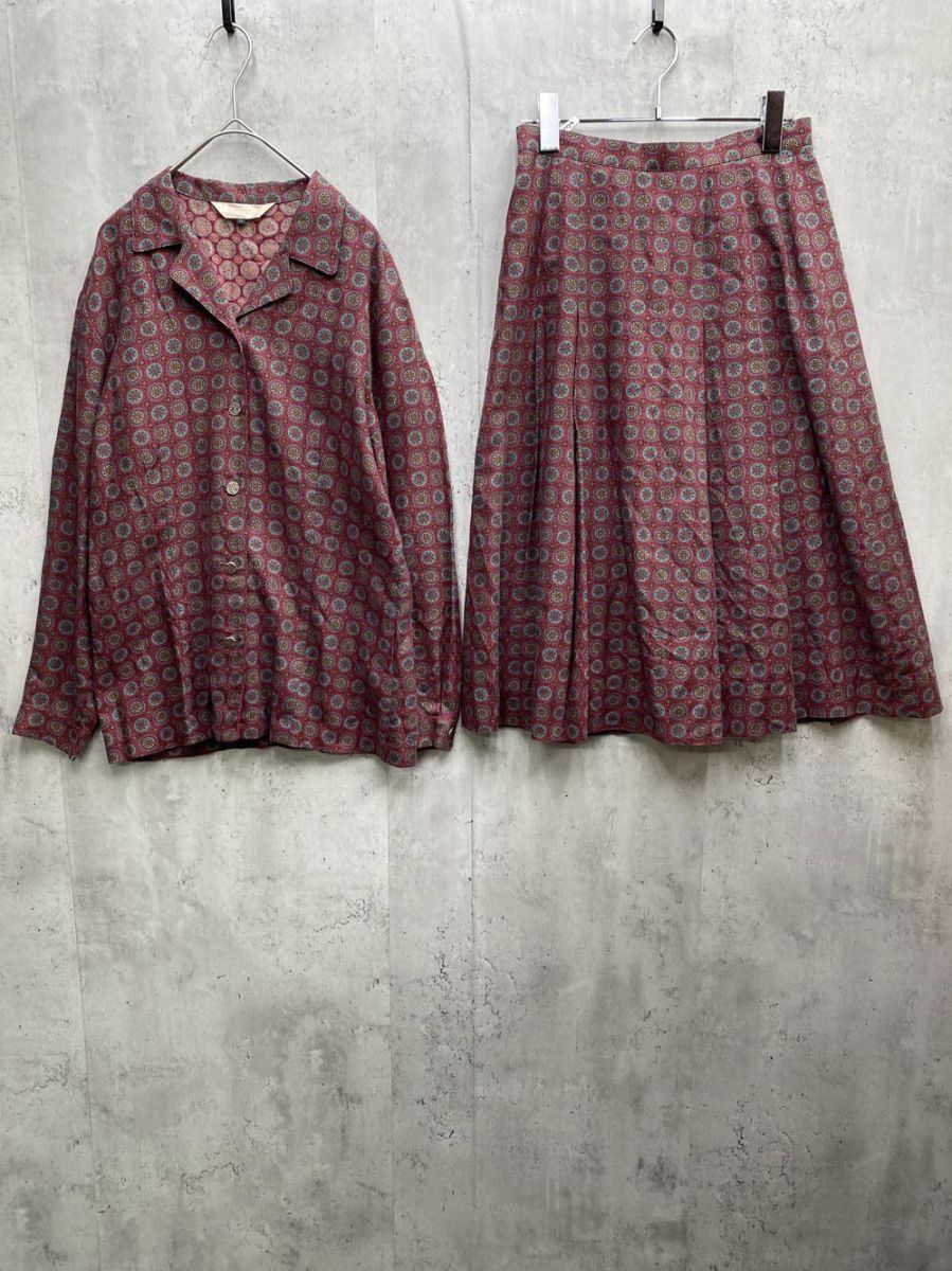 burberrys バーバリーズ 総柄 シャツ スカート セットアップ size11