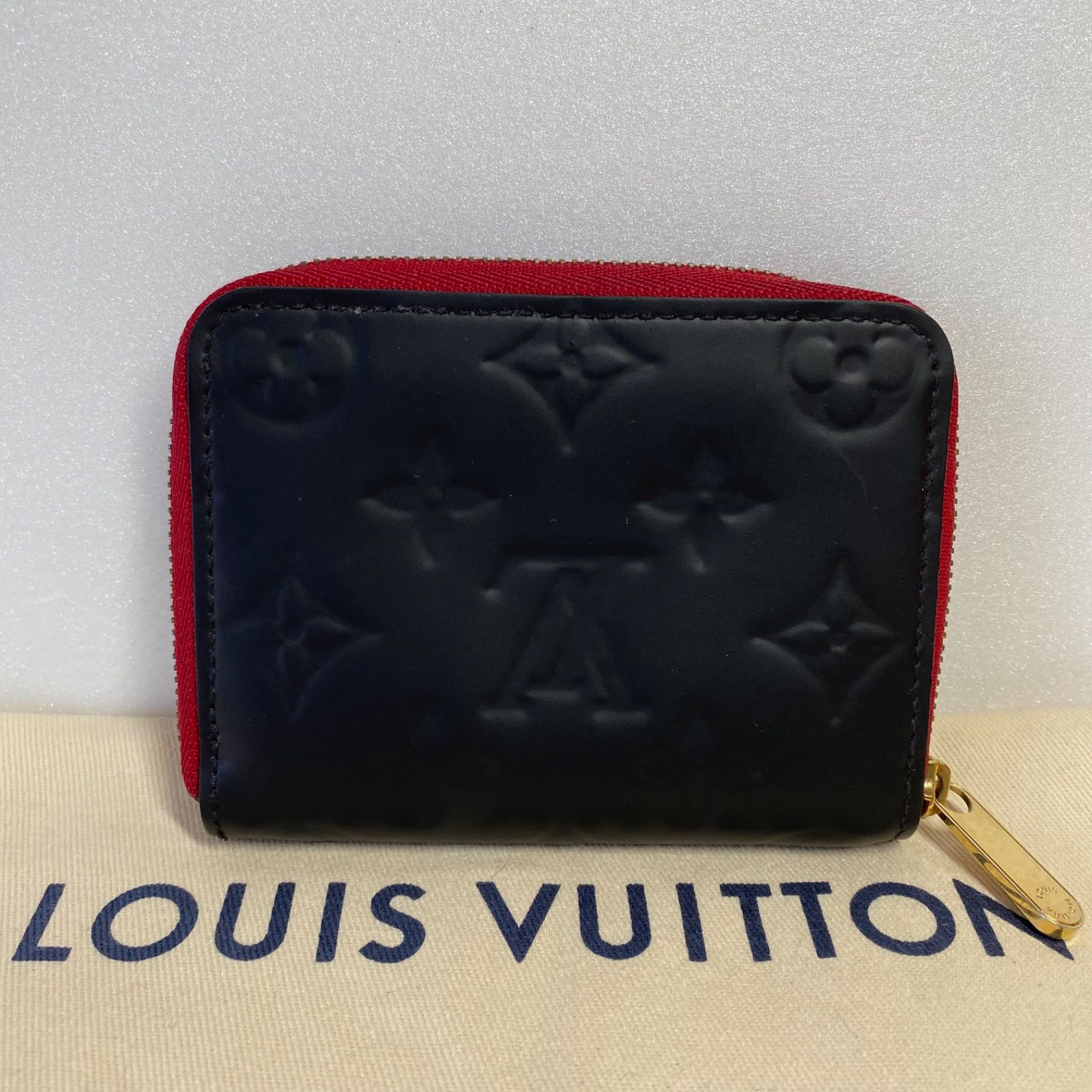 🖤極美品🖤LOUIS VUITTON モノグラムヴェルニ ジッピーコインパース ブラック黒×レッド赤 シリアルナンバーあり！ルイヴィトン -  メルカリ