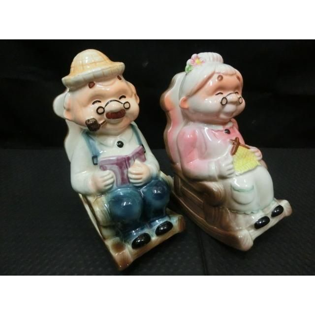 加藤工芸　わんわん物語レディ&トランプ&ジョック&サイとアム　陶器フィギュア箱有 加藤工芸 わんわん物語レディ&トランプ&ジョック&サイとアム