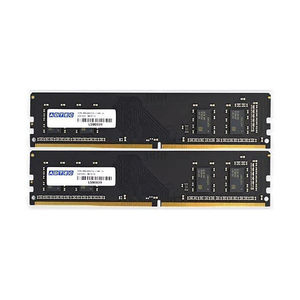 まとめ アドテック DDR4-3200UDIMM 32GB×2枚組 ADS3200D-32GW 1箱 ×3セット