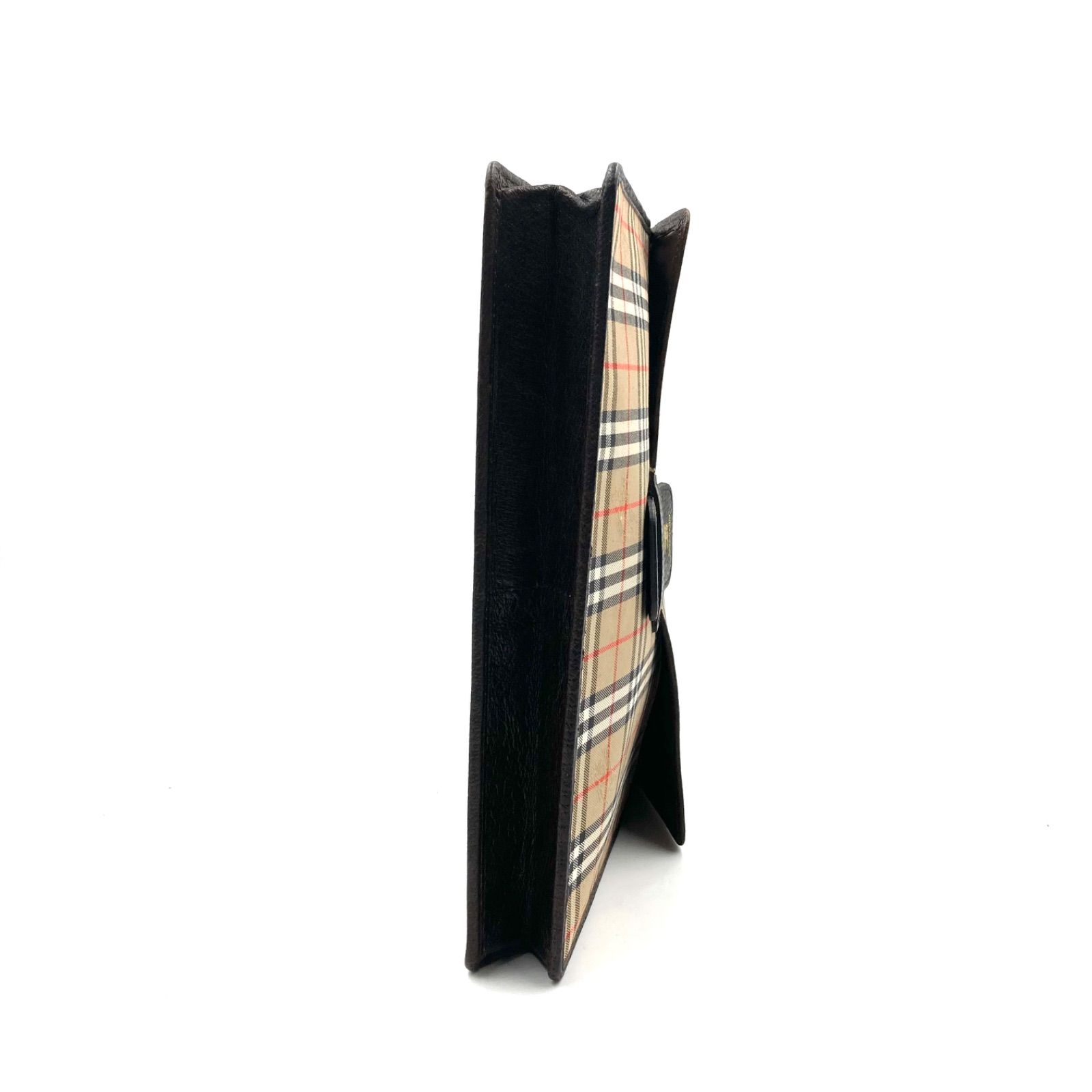 良品》Burberrys ノバチェック クラッチバッグ 金具プレートロゴ 90s 良品 Burberry バーバリー クラッチバッグ セカンドバッグ