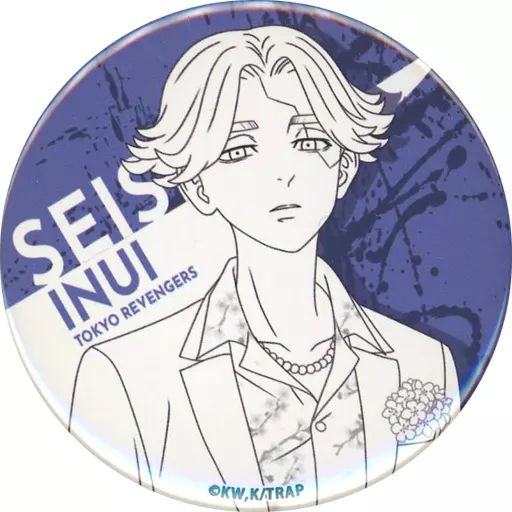 中古】バッジ・ピンズ 乾青宗/白地 缶バッジ 「東京リベンジャーズ